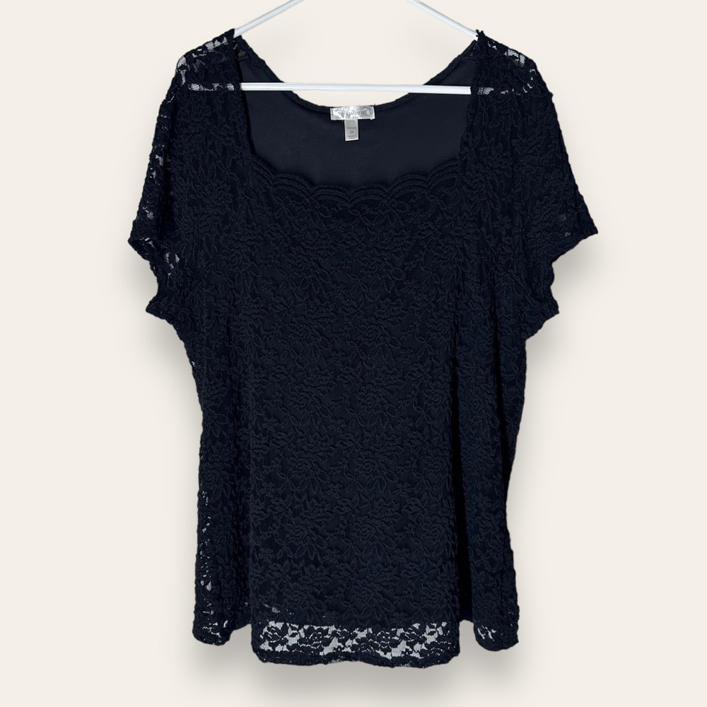 Dress Barn black lace top